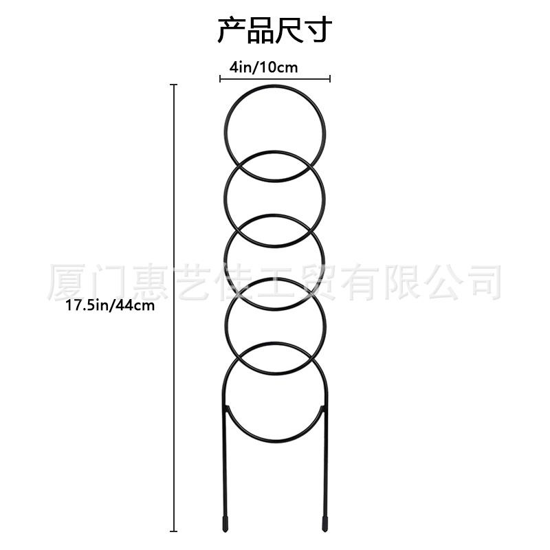 跨境新品 户外盆栽支架植物攀爬架铁艺阳台爬藤架月季插仟支撑架