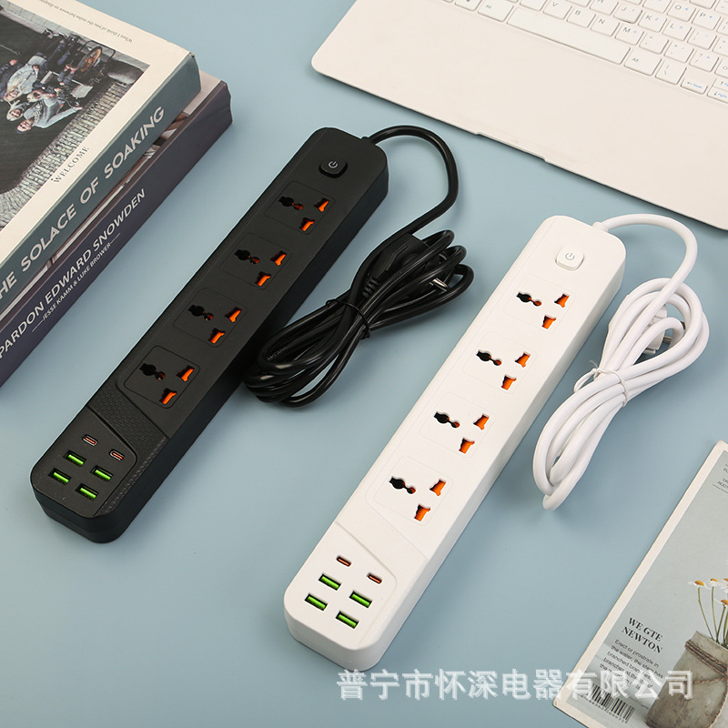 4USB + 2PD blanco y negro opcional con puerta de seguridad caja neutra Nueva Zelanda, Papua Nueva Guinea