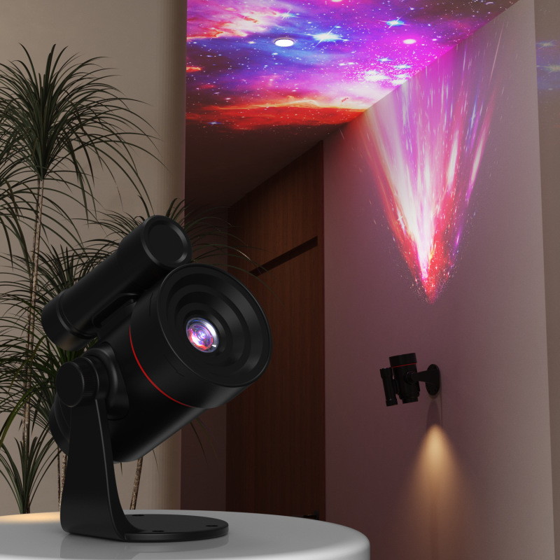 Amazonの人気のフォーカスギャラクシープロジェクションランプ壁廊下寝室階段プロジェクション画像ナイトライト|undefined