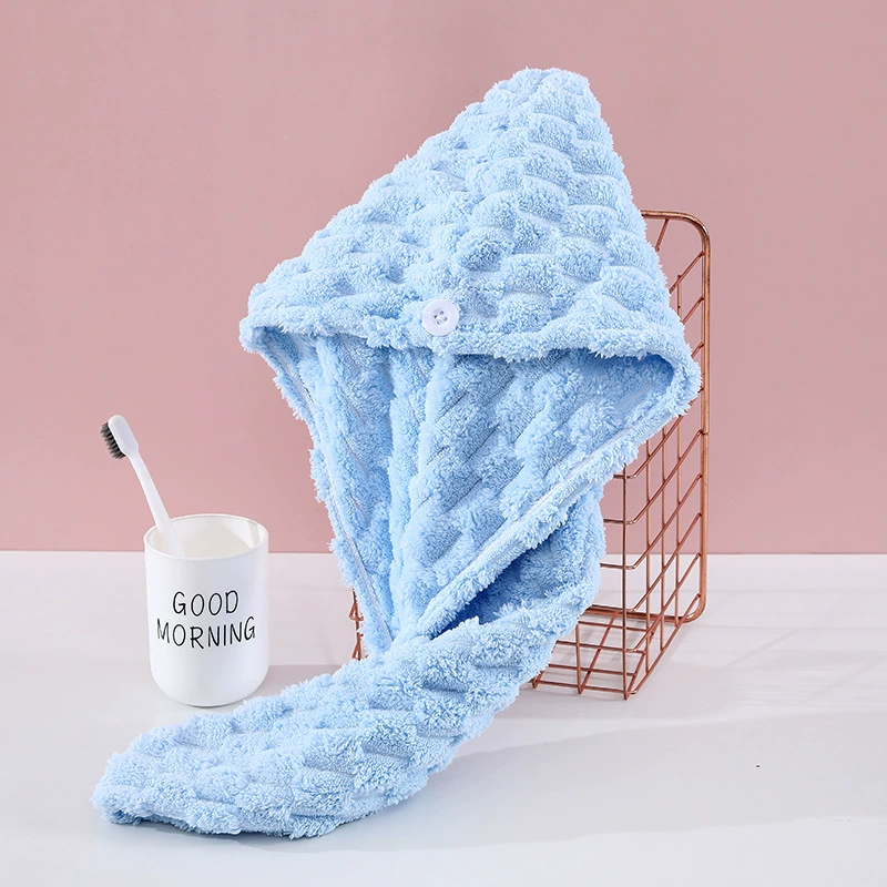 Shower cap, quick dry hair towel, increased thickness