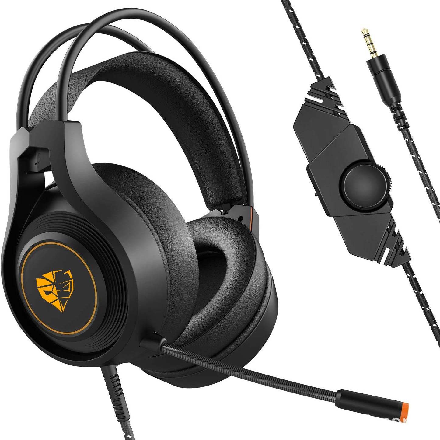 Fabricantes personalizados auriculares USB controlados por cable computadora auriculares flotantes cabeza de haz de red clase RGB auriculares de juego de deportes