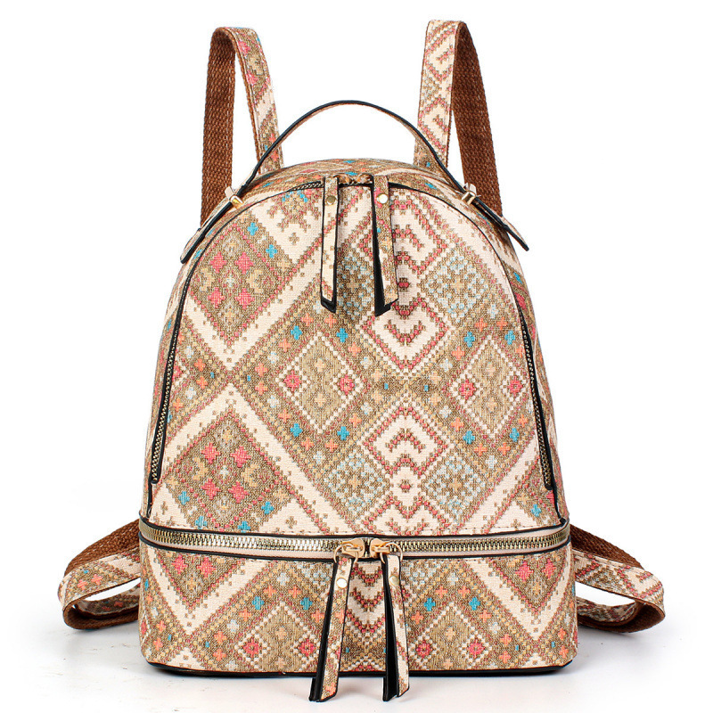Mochila de estilo nacional 2025, nueva mochila universitaria, estilo extranjero, mochila de moda, bolsa de comercio exterior transfronteriza