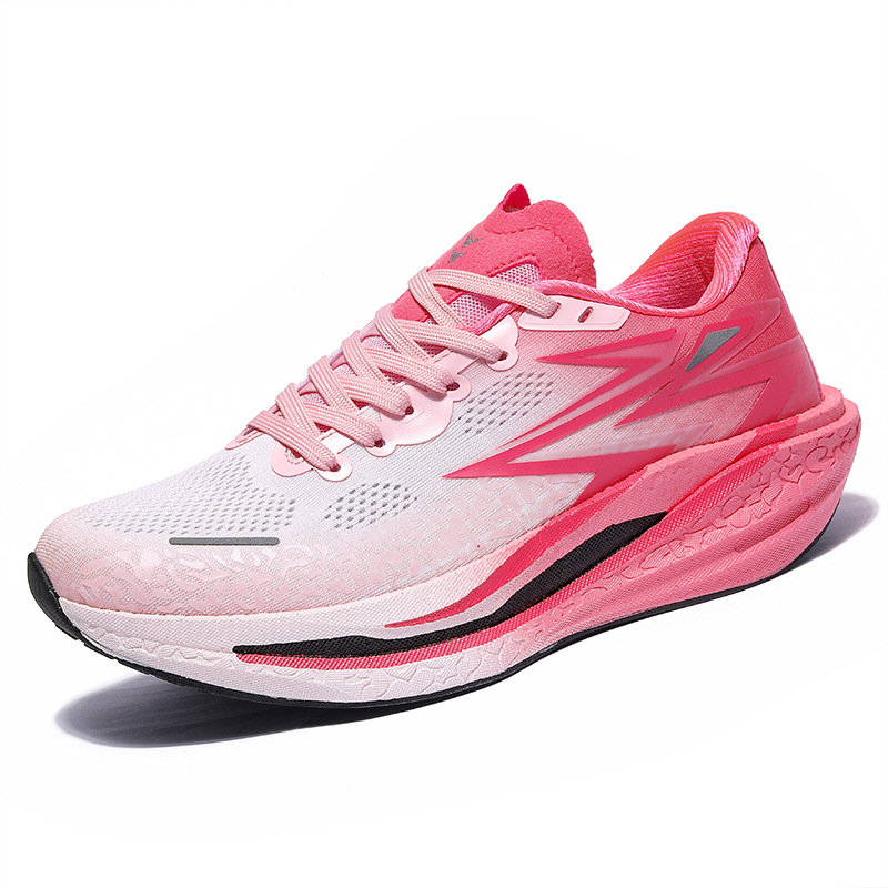 Feiran 4 Chaussures de sport légères et décontractées, style Popcorn + Plaque en carbone, absorption des chocs, pour la course à pied, hommes et femmes, étudiants_voghion.com