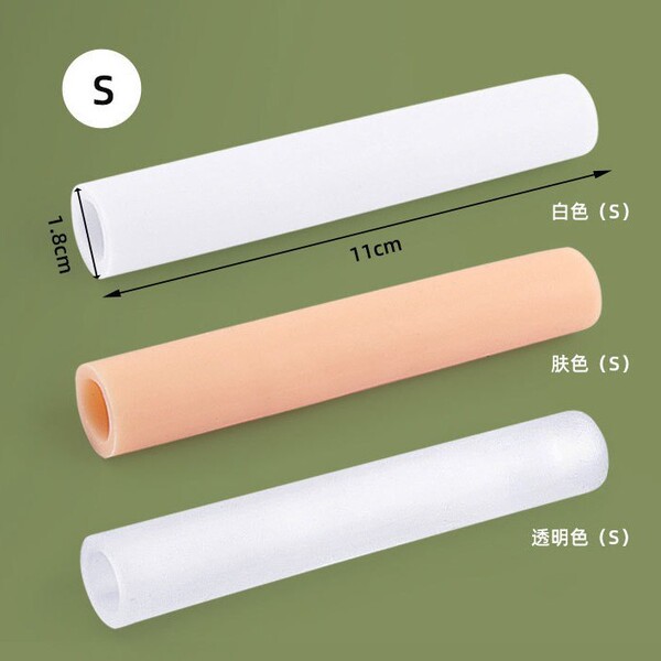 Long wear-resistant silicone waterproof protective case for toes
