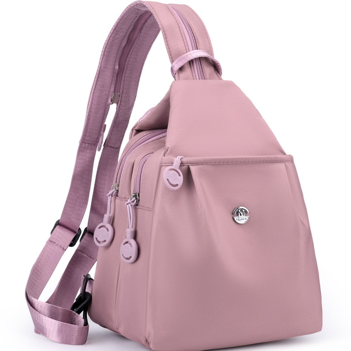 2026 New Travel Backpack, Anti-theft, Simple and Versatile, Women's Chest Bag, Fashionable Oxford Cloth Casual Small Backpack