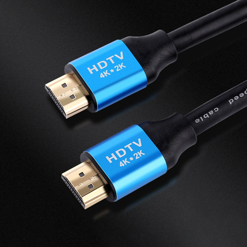 HDMI кабель алюминиевый сплав 2К4К HDMI высокое разрешение кабель версии 2.0 19+1 HDMI сет-тв коробка соединение