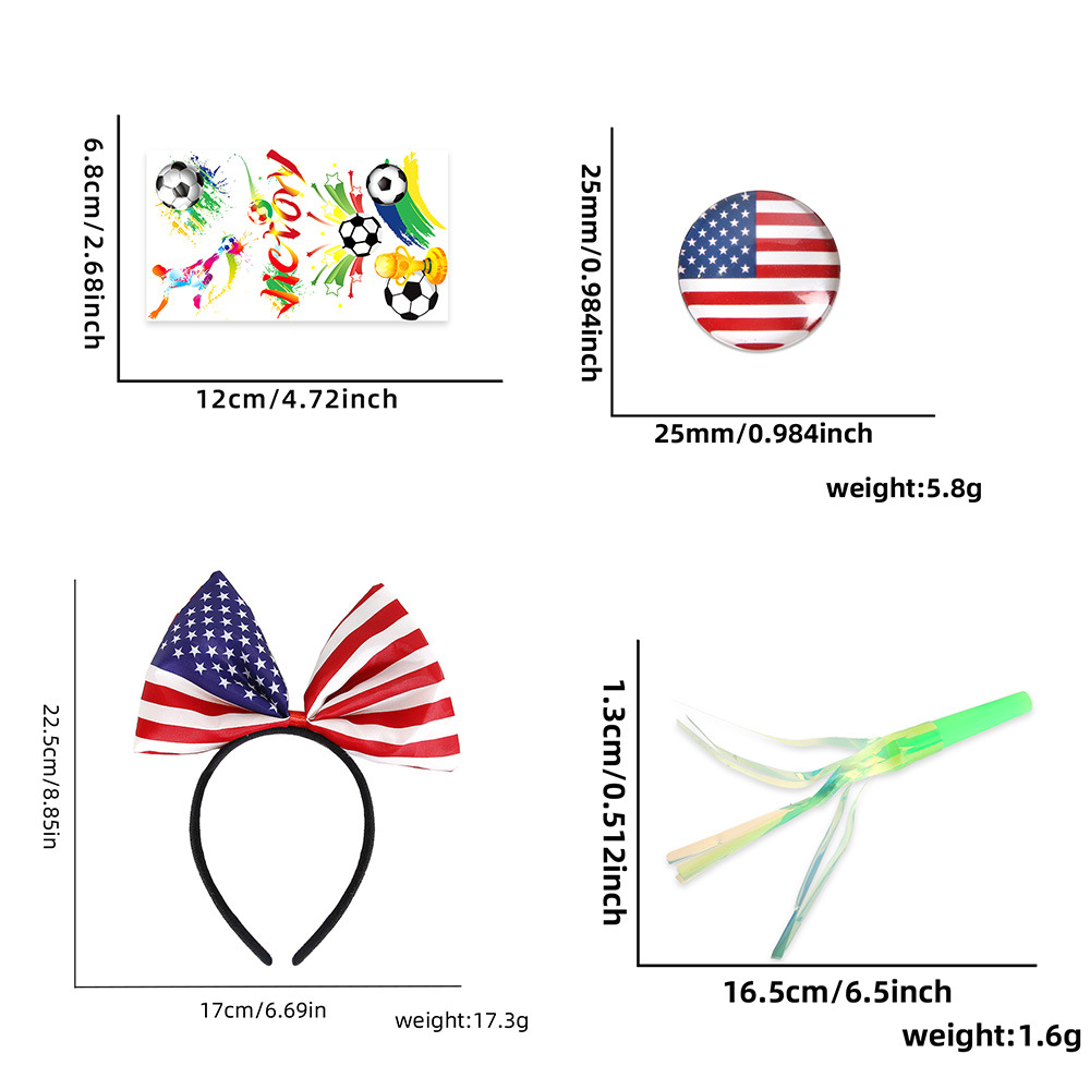 Estados Unidos, Canadá, México, Copa del Mundo, fanáticos de fútbol de todos los países, banderas, banderas, insignias, porristas, refuerzos, props de animación.