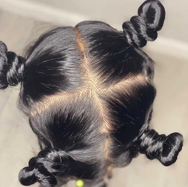 Full Lace Full Top Wig Headgear Golden Black Brown Free High Ponytail Matte Silk Full lacewig Full Lace Full Top Wig Headgear Golden Black Brown Free High Ponytail Matte Silk Full lacewig