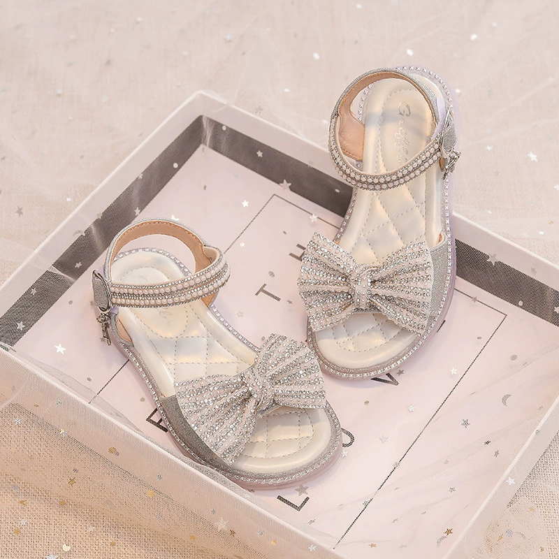 Summer sandals, children's shoes for princess, beach footwear, soft sole, for teenagers