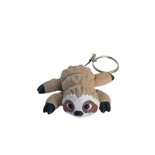 Cross-border explosion 3D printing cute sloth joint movable mini decorative ornaments children's toys gift doll