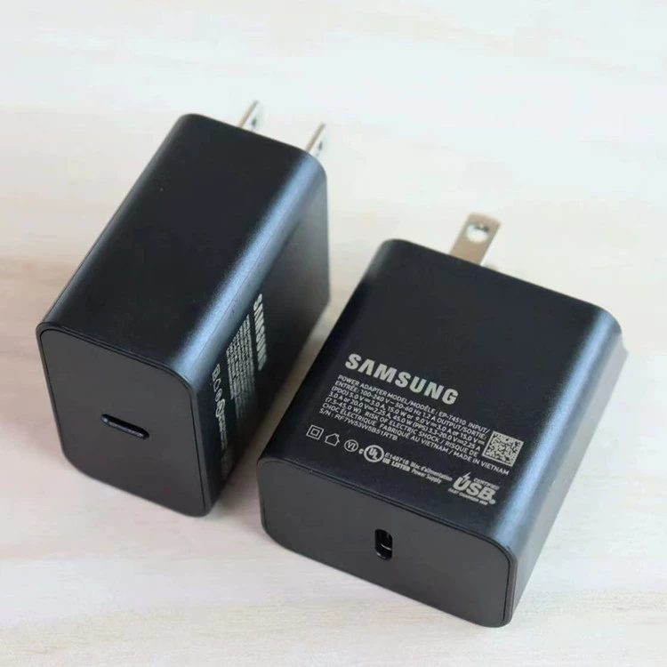 Совместимое зарядное устройство для Samsung, зарядка для мобильного телефона S23, S22, 45W, 45W