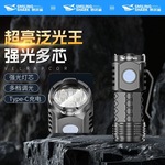 跨境新款轻量型便携手电筒强光迷你家用手电筒户外超亮远射随身le