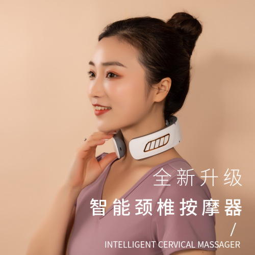 Neck massager, multifunctional pulse physiotherapy device, household shoulder and neck massager, neck protector, hot compress cervical spine device