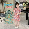 Cheongsam, skirt, summer clothing, Hanfu, small princess costume, children's dress, Chinese style, western style