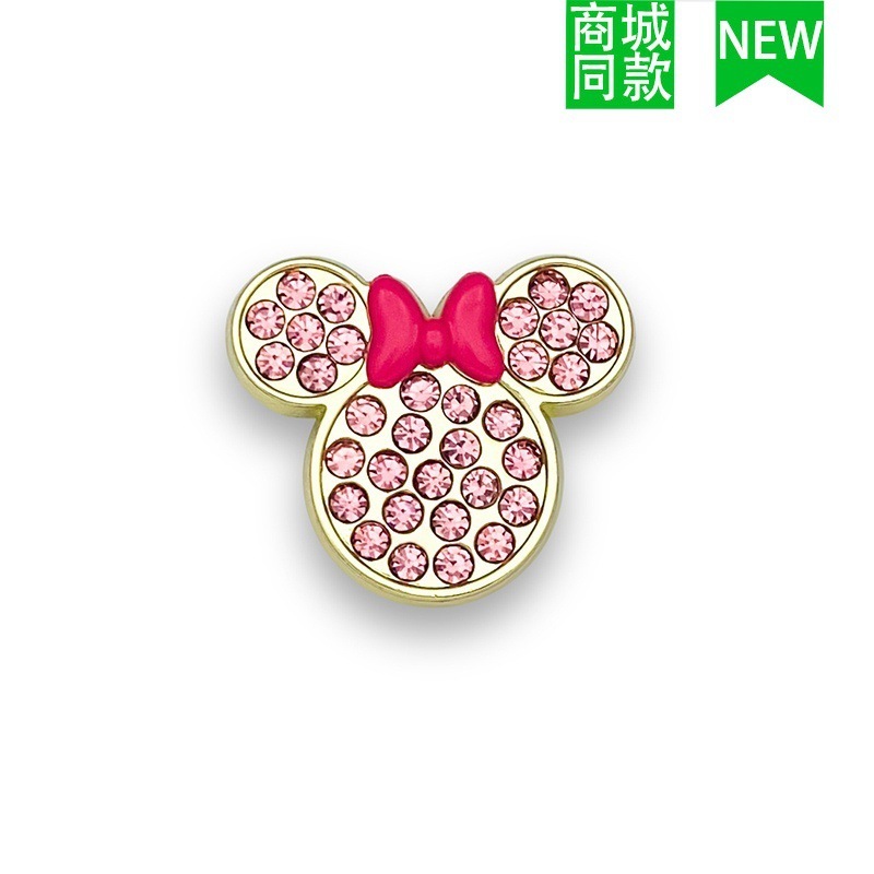 新款cross洞洞鞋鞋花金属樱花鞋扣配饰配件粉色系花朵diy装饰品|undefined