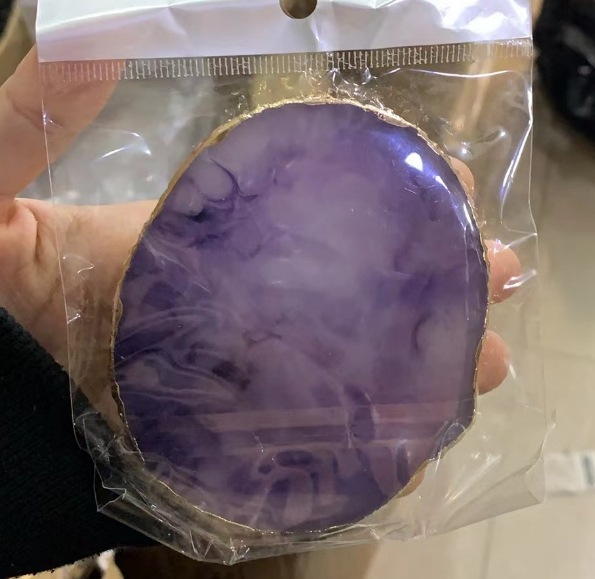 평평한 원형 팔레트#진한 보라색