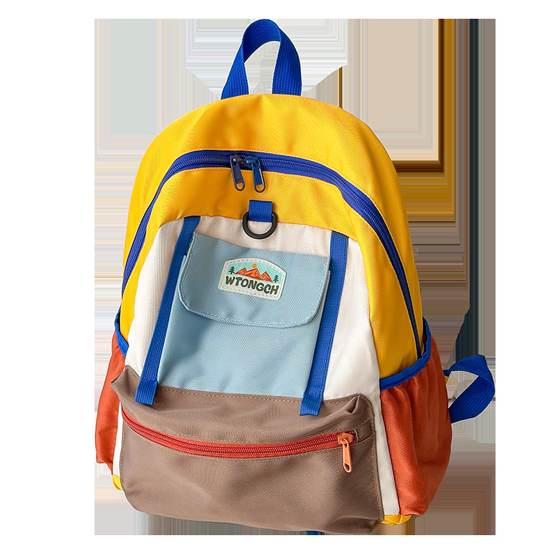 Jardín de infantes bolsas escolares de moda de gran capacidad mochila para niños y niñas mochilas de dopamina colorida para niños
