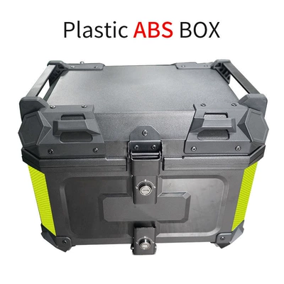Motorcycle trunk Tail Box Motorcycle Trunk Electric - black-frame