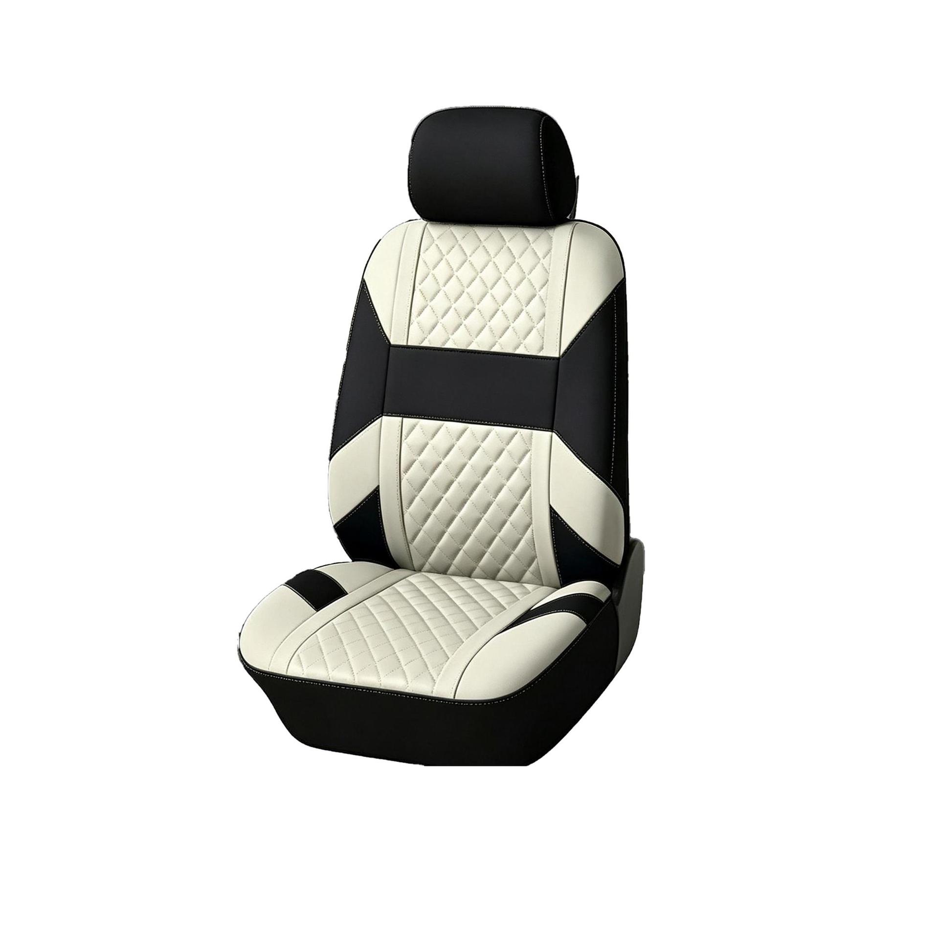 Manufacturer's universal car seat cover 3D horizontal stripe diamond pattern 9-piece set for five seats, suitable for cross-border e-commerce platforms like TEMU and Amazon