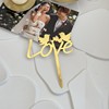 Cross -border INS style Valentine's Aklie cake account love cake decorative wedding white cake decoration