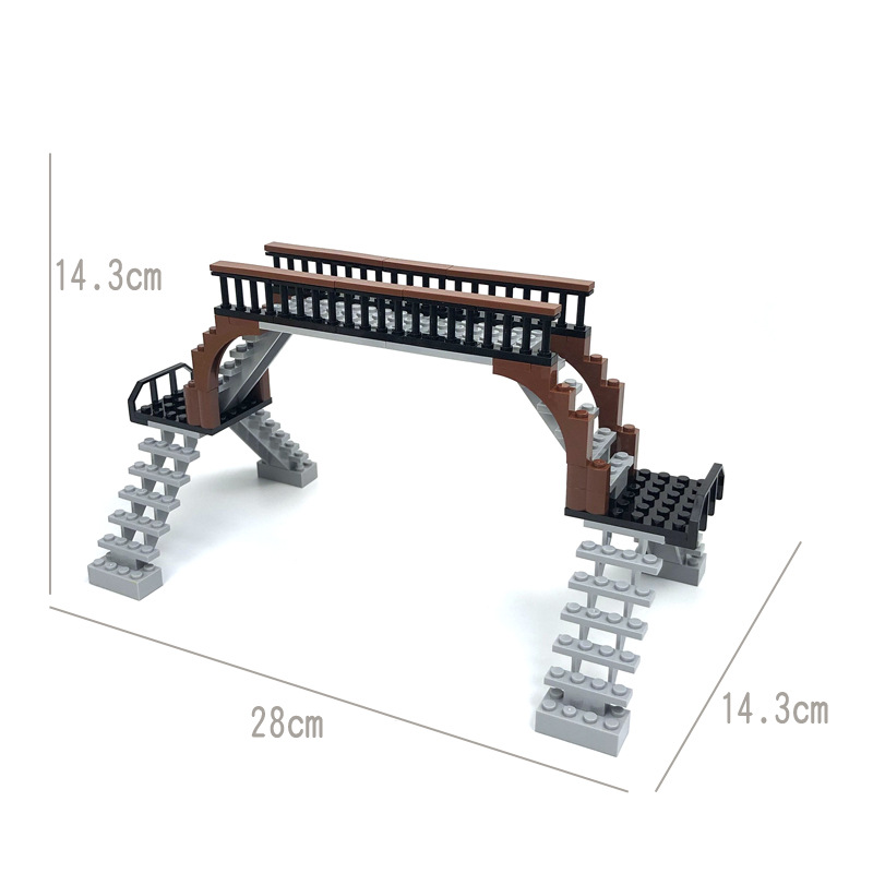 4-sided human-shaped overpass (118g + paper instructions)