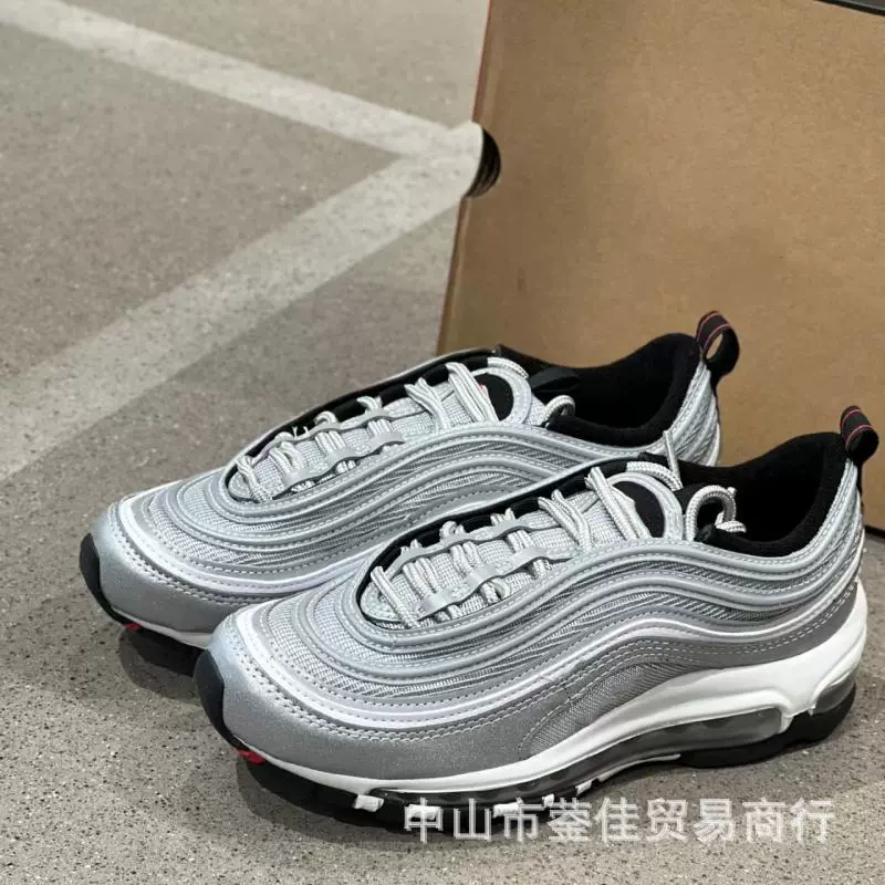 AIR MAX 97 Серебро Золото Putian обувь, ретро низкие повседневные беговые кроссовки для мужчин и женщин
