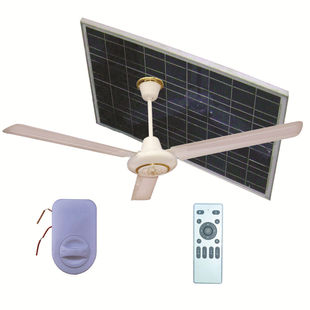 12V battery solar dc wide voltage 56 inch DC emergency inverter ceiling fan