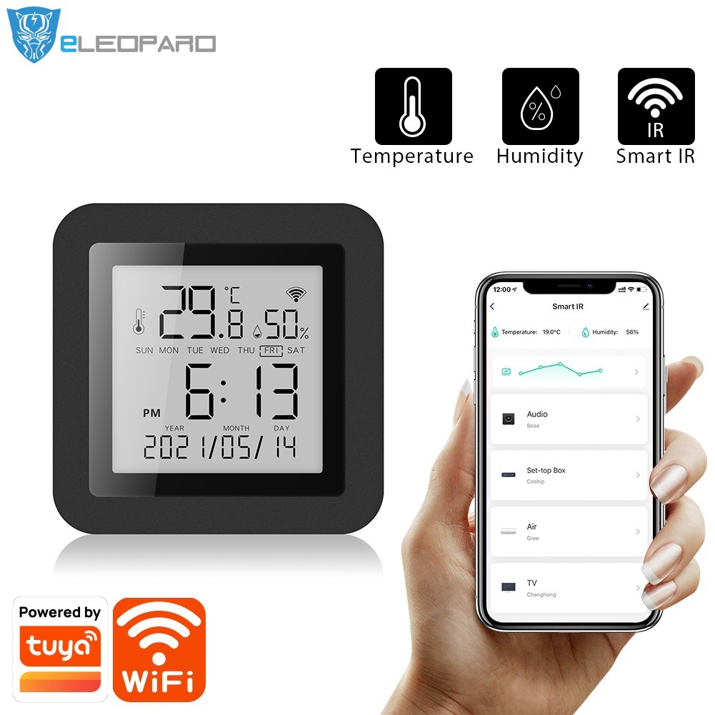 涂鸦智能远程控温湿度探测器 WIFI遥控器批发 红外智能遥控器