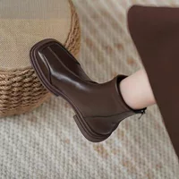 Мартенс, низкие ботинки, демисезонный челси, эластичная лодыжка