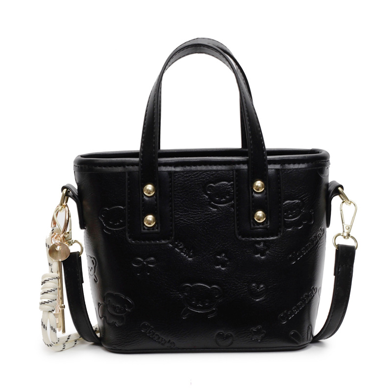 Bolsa de cubo para mujeres 2025 nueva moda versátil bolso de hombro de mano de alta calidad nicho de diseño de mochila de mujer