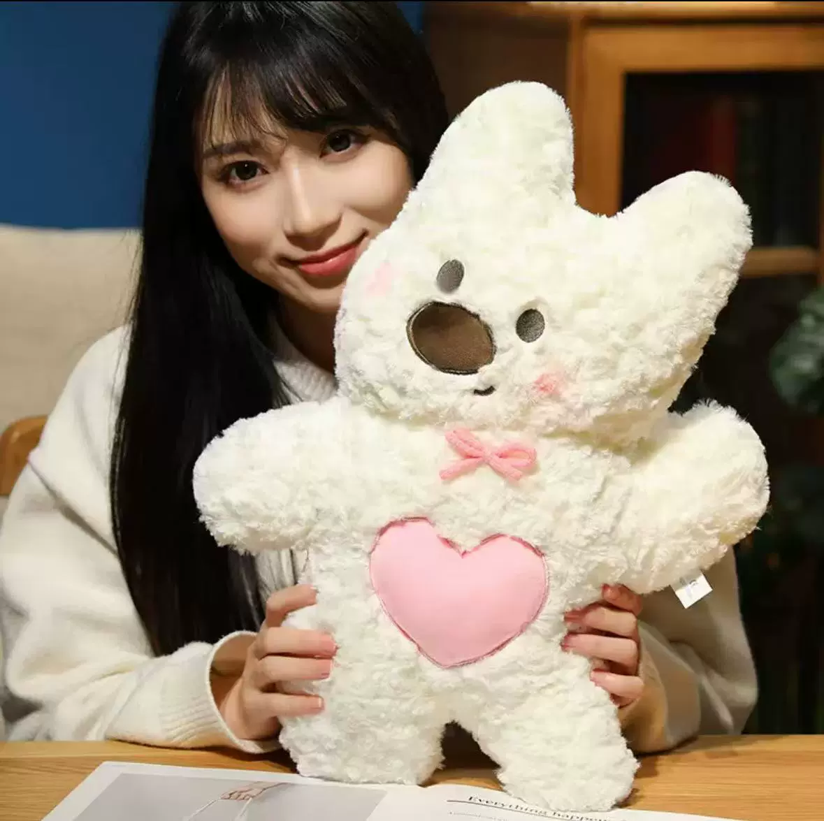 毛绒玩偶抱枕公仔可爱西高地娃娃公仔毛绒玩具兔子玩偶大号伴手礼