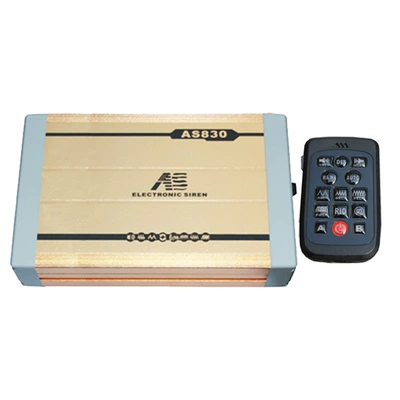AS830B Vehicle-mounted Wireless Remote Control Siren Speaker, Engineering Vehicle High-Pitched Speaker, High-Power Alarm