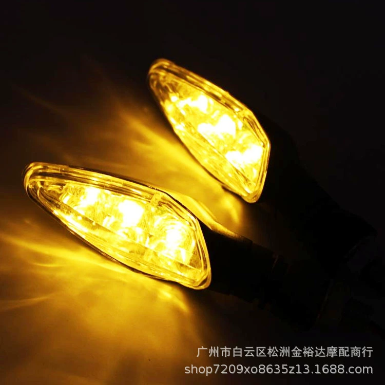 Заводской прямой сигнал поворота мотоцикла внедорожник указатель поворота 12 В немигающие модифицированные аксессуары Светодиодный поворотный свет в сборе
