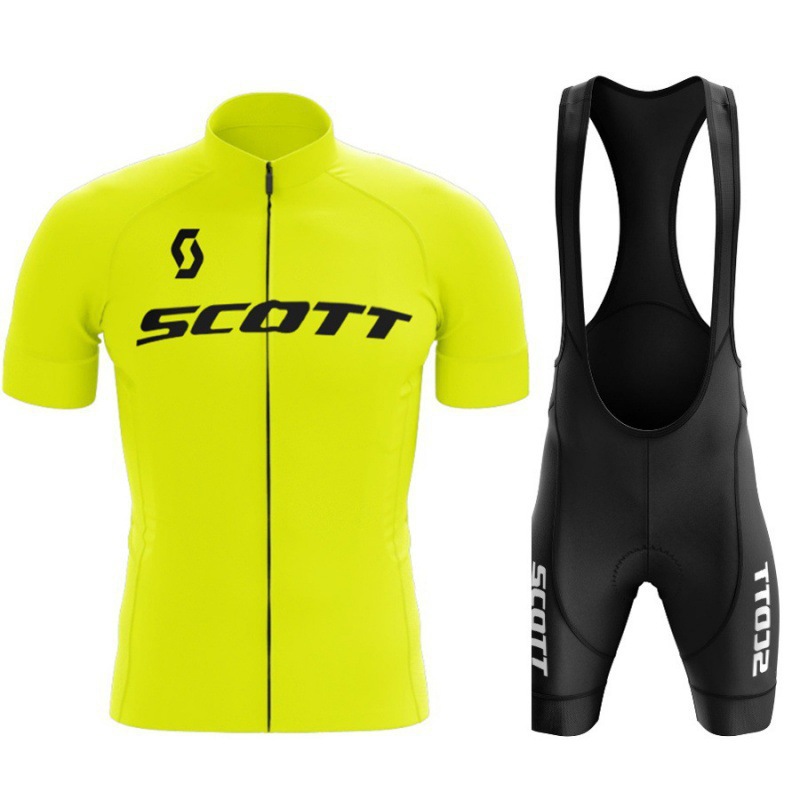Cross-Border Scott Road Cycling Clothing Breathable Cycling Suit Men's Short-Sleeved Top and Pants Quick-Drying Cycling Clothing