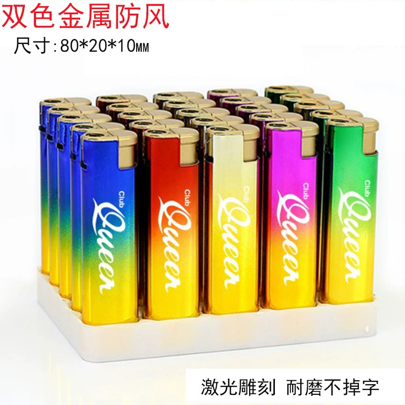 Металлическая прямая ветрозащитная Зажигалка оптом на заказ логотип отеля KTV индивидуальная Персонализированная реклама лазерная гравировка