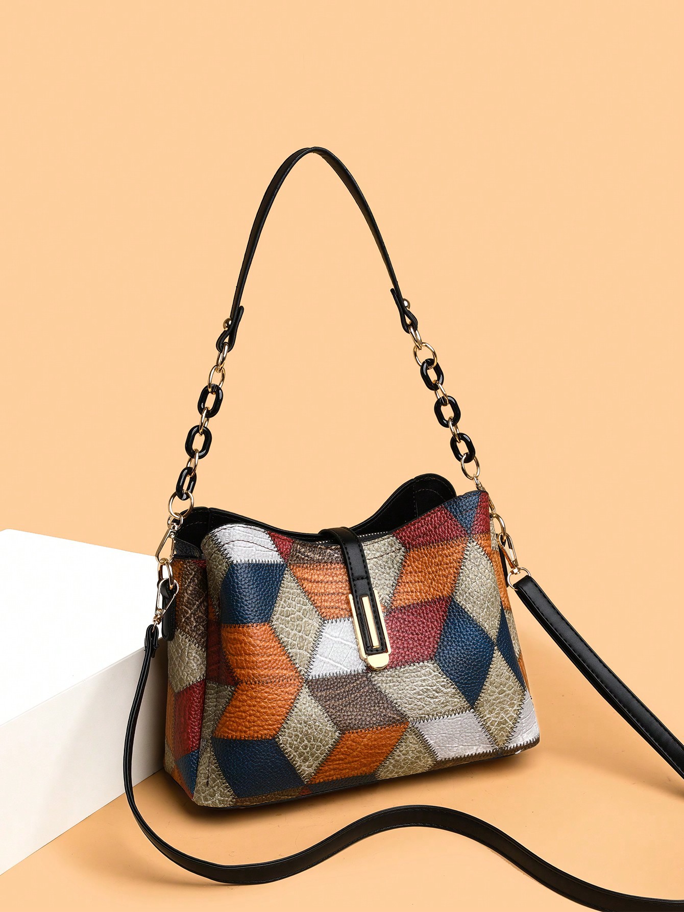 Mujer Ligero y Cómodo Retro Bolso Mensajero de Hombro Gran Capacidad Ha - Imagen 6 de 8