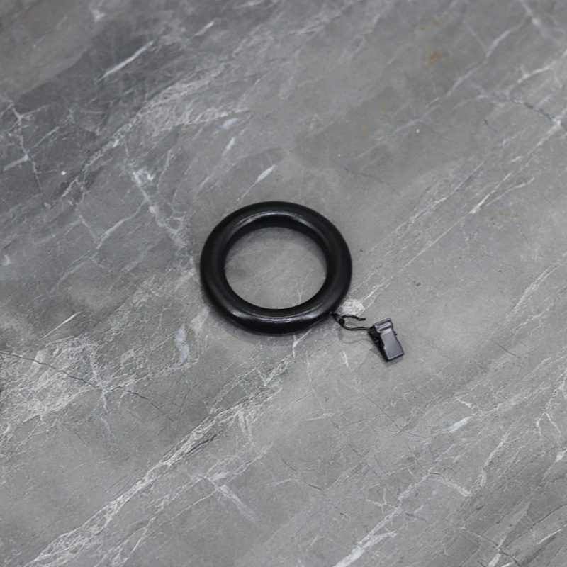 7CM 브라이트 블랙 실버 클립