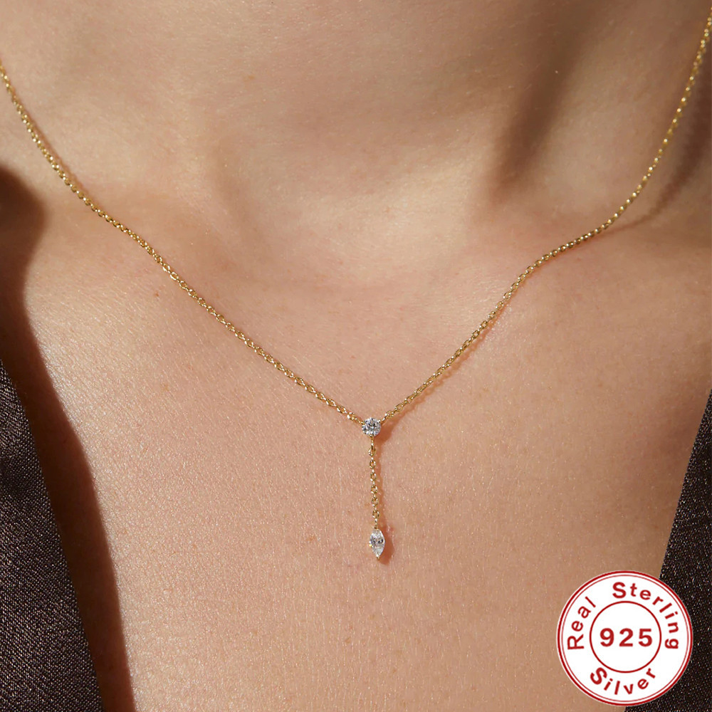 Pendant Necklace Classification 1 Piece 925 Sterling Silver Geometric Pendant Necklace