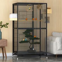 观赏鸟笼鹦鹉笼子家用大号玄凤虎皮绣眼珍珠专用大鸟笼大型大空间