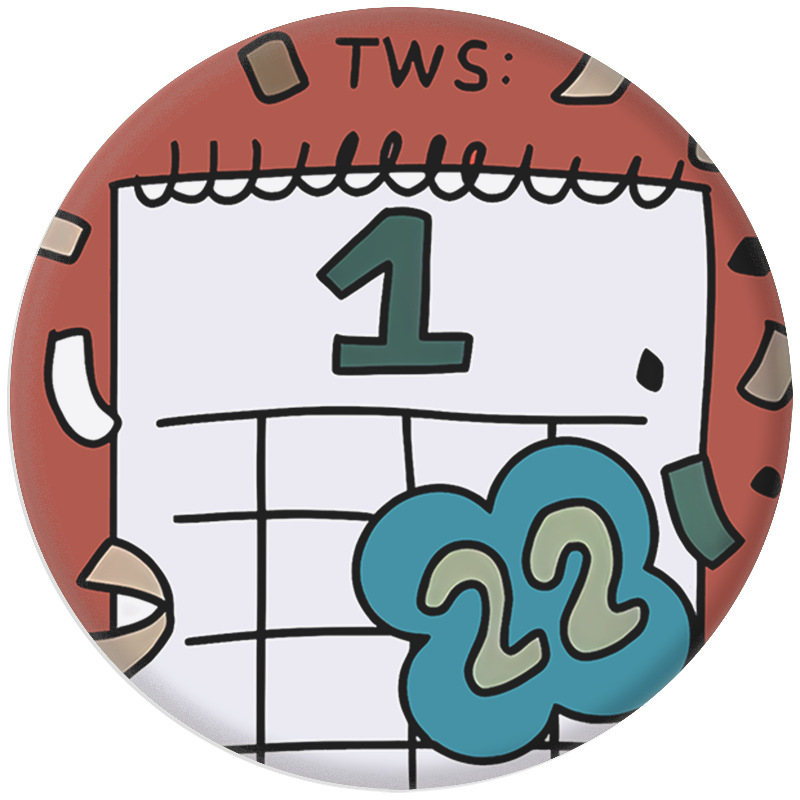 TWS 플래시 주변 냠냠 마구철 휘장 거울 열쇠고리 걸이 액세서리 신유 주변
