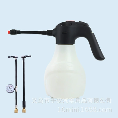 Car cleaning tools, Watering Can Multi-Function Air Pump - electric-white-air-pump-model-17-cylinders-2600mah