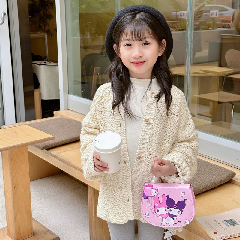 Cartoon Melody Kids Shoulder Bag Fashion Jardín de infantes con bolsas para salir lindas bolsas de mochila casuales Kulomi