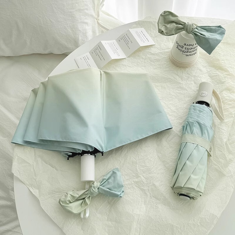 Umbrella Fully Automatic Sun Umbrella Rain or Shine Women's Vinyl Sun Protection Uv Protection Custom Logo Parasol Wholesale