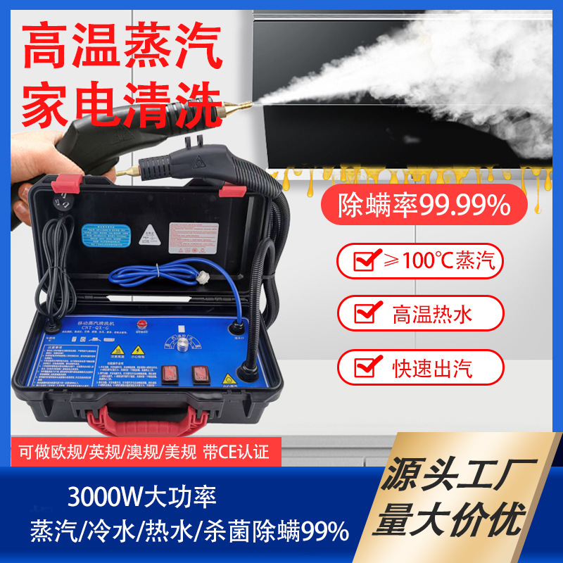 高温高压蒸汽清洗机多功能空调洗车厨房清洗一体机外贸批发包邮