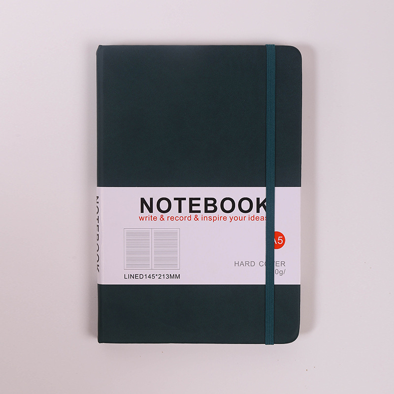 펜 삽입 없음, 포켓, 짙은 녹색