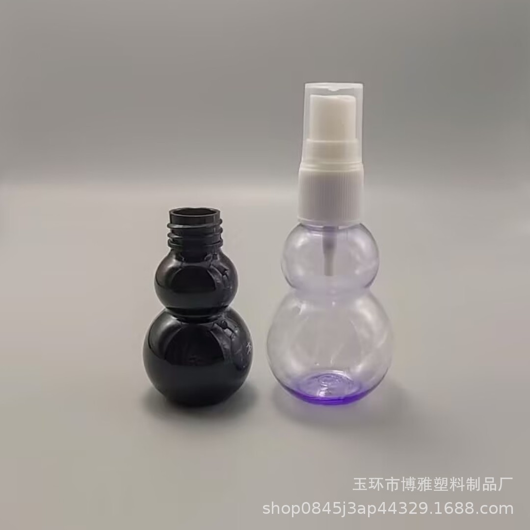 批发5030ml葫芦瓶PET透明塑料水瓶异形感官瓶 葫芦形糖果罐手工瓶