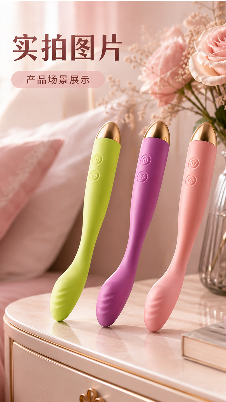 Jiuai Point Vibration Pen Rechargeable External Vibrator in Purple ABS — detail image 14