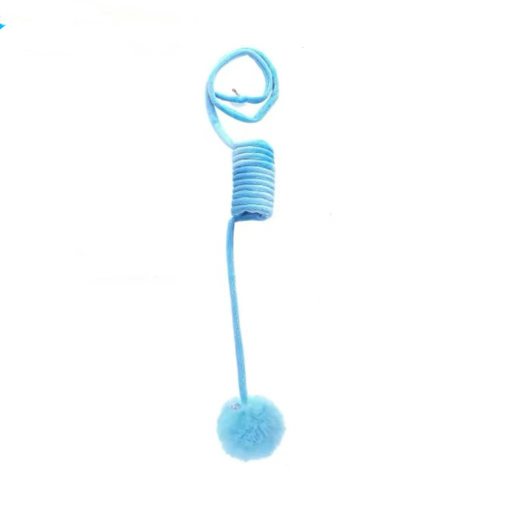 파란색 토끼털 폼폼 (OPP 포장)