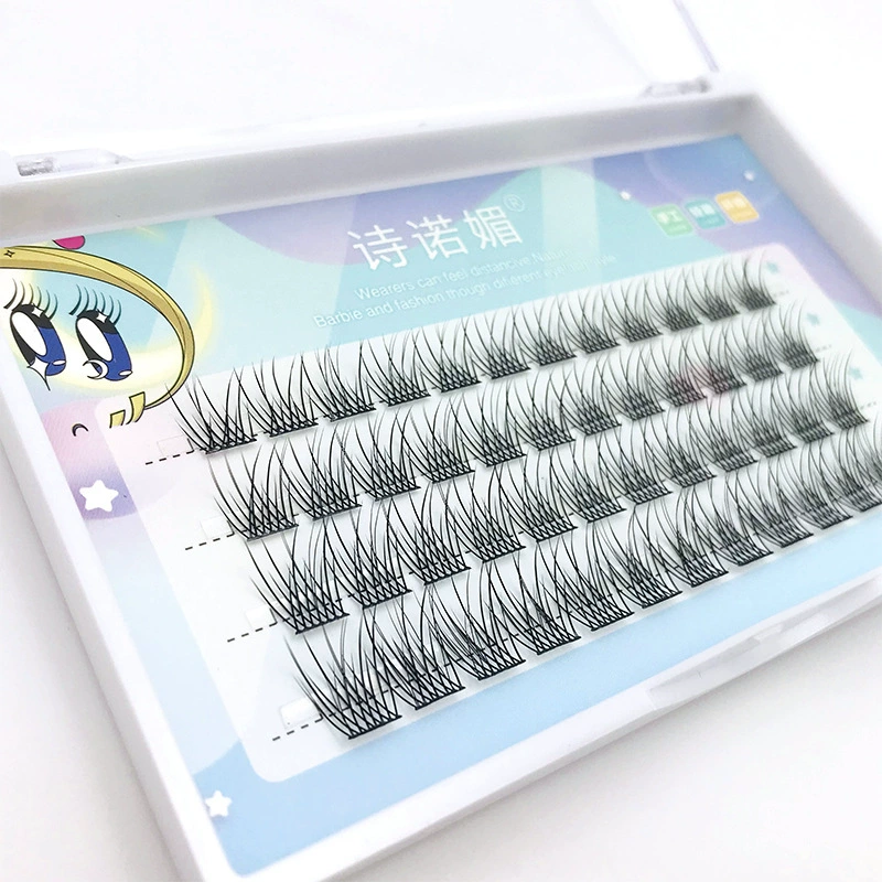 Мягкие свежие наlashes для наращивания, отдельные пучки ресниц