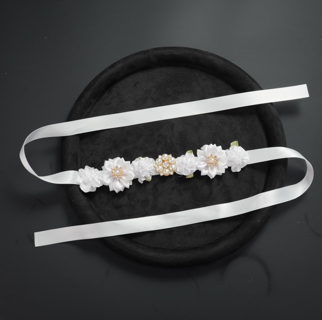 White headband pearl